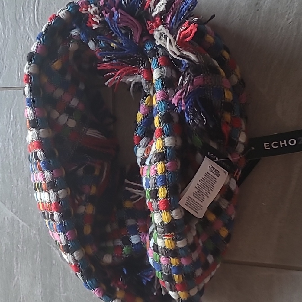 New Bright circular scarf .  So colourful 😀